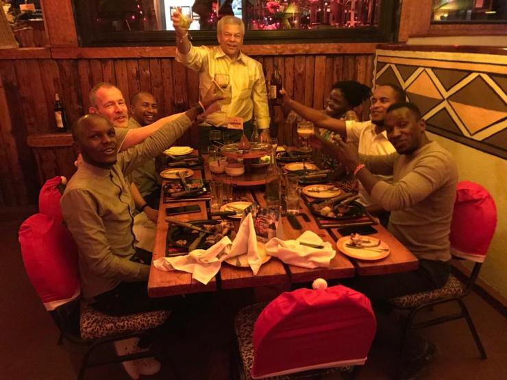 Africolt, with Ambrose at Carnivore 8 November 2019